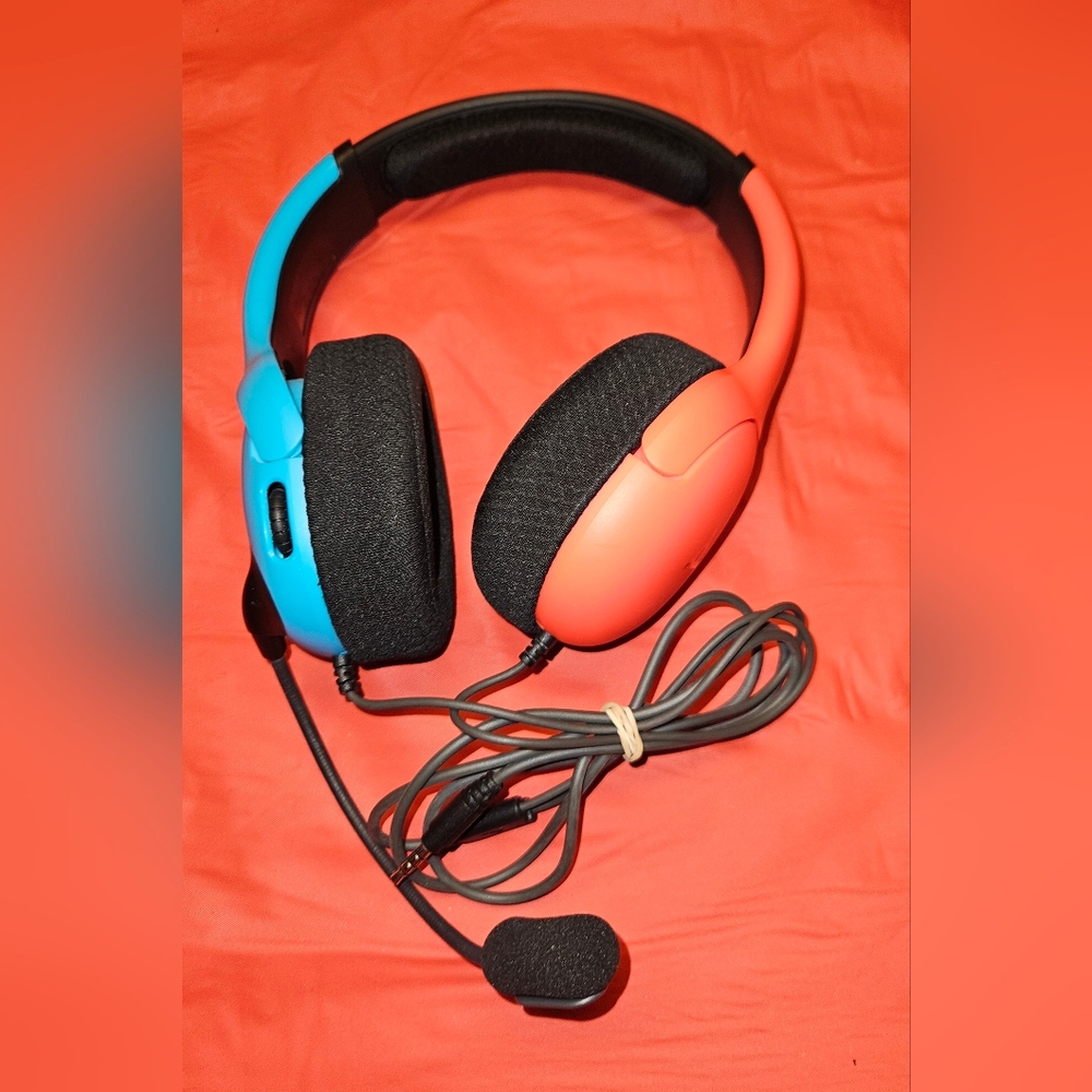 Nintendo Switch PDP Wired AirLite/OLED Headset w/Microphone Tested E.U.C. Retro